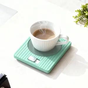 사무실용 데스크 커피 머그 워머 13W 2템프 조절식 전기 온열 코스터 티컵 핫 플레이트 - 커리어 우먼을