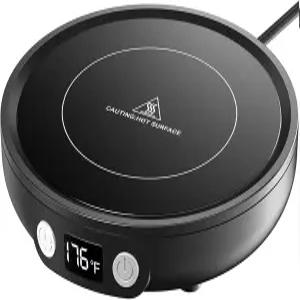 스위트풀 머그 워머 - 130 F-176 F 디지털 디스플레이 2-12시간 타이머 자동 차단 스마트 전기 커피 난방판