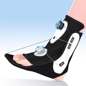 업그레이드된 나이트 스플린트 u2013 여성 및 남성용 조절 가능한 발 보조기, 발목 뒤꿈치 아치 , 드롭 아킬레스 건염 지지, 편안한 수면 보조기(중간)