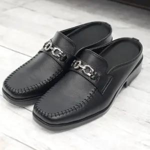 체인 정장 인조가죽 신발 슬리퍼 블로퍼 뮬 남성 구두 [mFHTSM6]