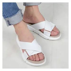 휴양지 학교 플랫 패션 트렌디 여행 여자 여름 실내화 슬리퍼 슈즈 [mAF6A08]