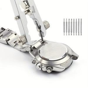 시계 스프링 바 플라이어 도구 키트 손목 밴드 스트랩 제거 수리 수정 세트 용 핀셋