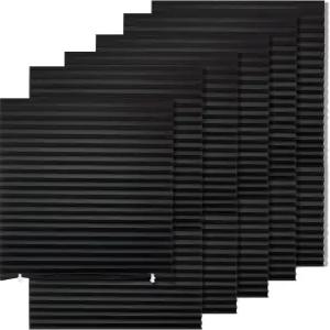 윈도우용 마이쉐이드 6팩 임시 암막 종이 음영 가 포함된 주름 블라인드 도구 없음 드릴링 프리 컷 사이즈