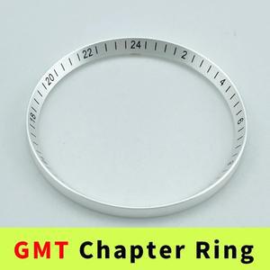 NH34 무브먼트 스테인리스강 시계 개조  24 시간 실버 매트 블랙  30.5mm SKX007 SRPD GM호환T 챕터 링