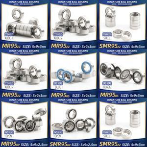 FUSHI MR95 ZZ 베어링 5x9x3mm 10Pcs RS 핸드피스 비디오 카드 모터용 고속
