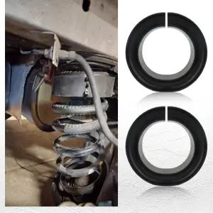 5-5.5인치 차량용 2PCS 코일 스프링 스페이서 속도 향상 진동 감쇠 두꺼운 고무 와셔의 강력한 부스터