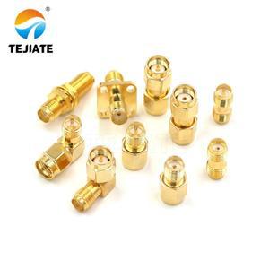 1PCS SMA 남성/여성 RF 커넥터 남성 여성 어댑터 양방향/이중 역방향 SMA-JJ KK JWK