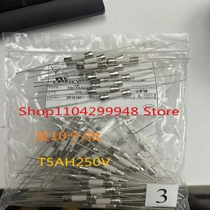 T5Ah250V 5X20Mm 5A 250V 슬로우 블로우 세라믹 퓨즈 5 암페어 볼트 0.2X0.78 인치 튜브 타임 딜레이 (10개