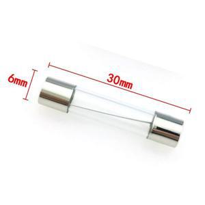 10PCS 6x30mm 유리 퓨즈 튜브 250V 0.5A 1A 융합 고품질