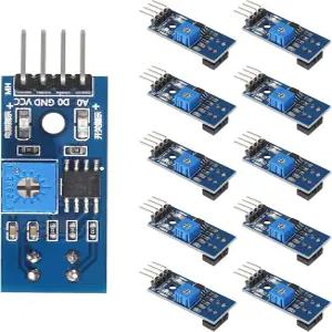 ACEIRMC 10pcs TCRT5000 적외선 반사 센서 IR 광전 스위치 장벽 장애물 회피 모듈 추적 아두이노 스마트카