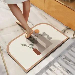 [NS홈쇼핑]화초 규조토 발매트 2p 욕실 현관[35800507]