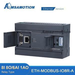 ETH-Modbus-IO8R-A TCP RTU 8 웨이 릴레이 이더넷 모듈 8I-8O 6AI-2AO 아날로그 입력 출력 RS485 통신 보드