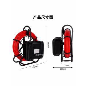 7/9 화면 수중 우물 낚시 8GB 비디오 녹화 25MM 헤드 SYANSPAN 200M 케이블, IP68 DVR 카메라 파인더 방수