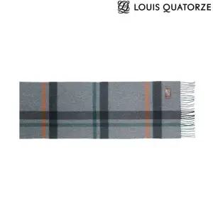 매장정품 LOUIS QUATORZE 루이까또즈 (1DMC711GY) 니트 캐시미어 머플러 팬들턴 그레이 1344863