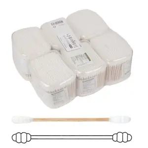 사각통 회오리 면봉 350개입 6p set 양면 회오리면봉