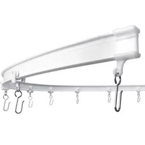 곡선 커튼레일 천장형 커튼 설치 레일