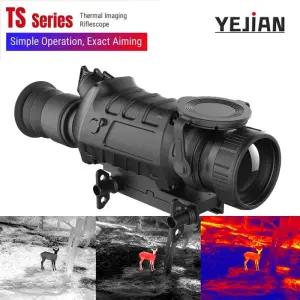 YEJIAN-열 스코프 단안 열 야간 투시경 사냥 라이플 사이트 TS425 TS435 TS450 IR 해상도 400x300 [호환]