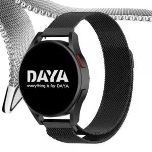 갤럭시워치 5 4 3 스트랩 20mm 블랙 밀레니즈루프 갤럭시워치5