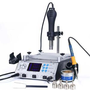 전문가용 인두기 솔더 열풍 온도조절 납땜 세트 흡입기