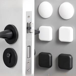 도어 스톱퍼 충돌 방지 음소거 자체 실리콘 PAD 홈 벽 보호기P PORTE 개선 보호 핸들 접착 충격
