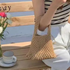 여성 가방 여름가방 7컬러 미니 그물 네트백 토트백 데일리가방 라탄가방 휴가시즌 여행가방 에코백 패션