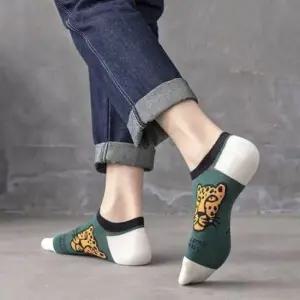 귀여운 캐릭터 양말 5세트 남성 발목 단목 삭스 여자 여성 여름