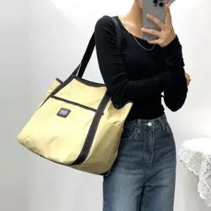 데일리 나일론 숄더백 수납 아웃포켓 여성 빅 가방