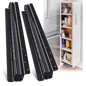 REGUDA 언더마운트 헤비 듀티 서랍 슬라이드 레일 하단 장착 풀 익스텐션 히든 러너 볼 베어링 글라이드 계단 찬장 캐비닛 옷장 16 24 32 40 인치 (최대 260파운드)1