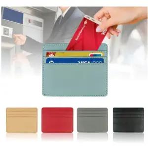 슬림 간편한 데일리 심플 포켓 미니 카드 지갑 반지갑 카드홀더 여자반지갑 여자장지갑