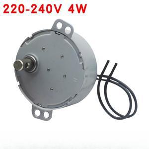 AC220V-240V TYJ50-8A7 4W 4-5RPM 클로우 폴 영구 자석 동기 모터 50/60Hz 흔들림 팬 바닥 벽 팬용