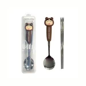 [텐바이텐]짱구는못말려 곰 수저 케이스 세트C03414