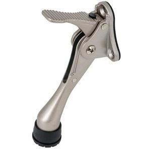 문 스토퍼 헤비 듀티 장치 스톱(미끄럼 포함) 아연 합금 숨겨진 벽 방지 도어 고무 음소거 하드웨어 팁 보호