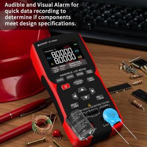 ZOYI DQ01DQ02 고정밀 휴대용 디지털 브리지 LCRESR 테스터 (저항커패시터인덕터 부품용)