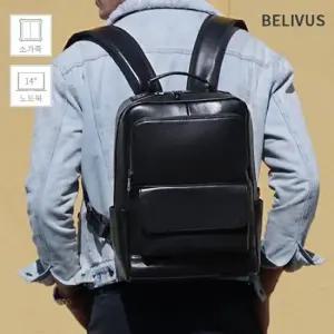 빌리버스 남자 백팩 BJI360 노트북 14 가죽 가방 여행가방백팩 여행용백팩 남자백팩