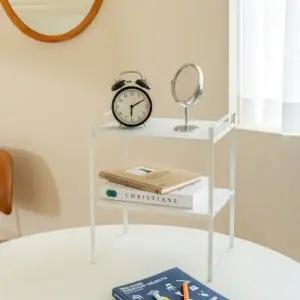 책상 정리 화장대 주방 수납 다용도 미니 2단 선반_24822560