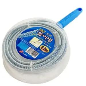 [SBD] 스네이크 클리너 하수구 뚫개 스프링 도구 2.5M 청소