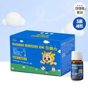 [더데이(THE DAY)]더데이 우리아이 튼튼타민 DK 드롭스 600IU 어린이 유소아 비타민D 액상 선물세트