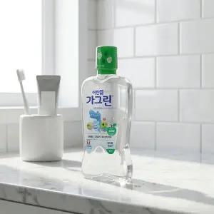 가그린 어린이 사과향 380ml x 2개 무첨가 불소 충치예방 자일리톨 함유