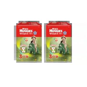 하기스 2026 매직컴포트 팬티형 남아용 3단계 64매X2팩