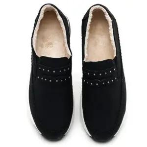 여자신발 여성 엄마 데일리 털슈즈 겨울 방한 슬립온 로퍼 신발