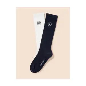 매장정품 빈폴 BEANPOLE KIDS 여아 클래식 반타이즈 2족 SET 화이트 (BI53KTG031) BI53KTG031 665121