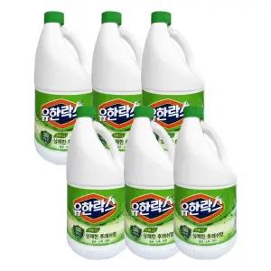 소독 유한락스 후레쉬 한박스 2L