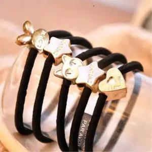 캐릭터 헤어끈 포인트 밴드 고무줄 잡화 액세사리