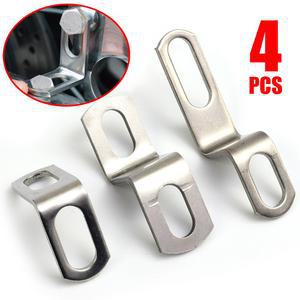 오토바이 배기 파이프 브래킷 스테인리스 스틸 고정 액세서리 Z/L형 수정 클램프