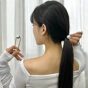 왕진주 올림머리 U자핀