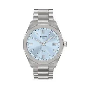 [신세계라이브쇼핑]티쏘 T151.422.11.351.00 PRC 100 솔라 39mm 남성 메탈 시계