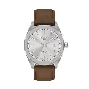 [신세계라이브쇼핑]티쏘 T151.422.16.031.00 PRC 100 솔라 39mm 남성 가죽 시계