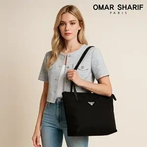 [오마샤리프]소가죽 트림 여성 숄더백 겸 쇼퍼백 OS176