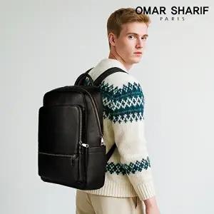 [오마샤리프]천연 소가죽 남성 백팩 비즈니스가방 OS8005M
