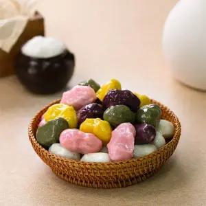 굳지않는 수제 달콤 깨송편 1kg